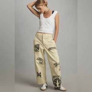 The Millie Low-Slung Barrel Pants by Pilcro: Allison Marie Garcia